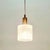 Orrefors Mid-Century Scandinavian Crystal Glass and Brass Pendant Light by Carl Fagerlund for Orrefors, Sweden, 1960s For Sale - Image 4 of 9