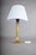 NeoclassicalBrass Classical Column Table Lamp with Ornate Capital and Square Pedestal, Europe, 1950s For Sale - Image 4 of 17