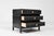 Stacked Bedside Table in Black Ceruse For Sale - Image 9 of 18