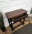 Antique Italian Carved Wood Wall Console Side Table, 1890s For Sale - Image 8 of 9