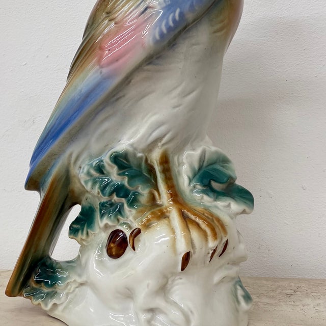 Vintage Porcelain Parfume Lamp Bird, 1950s For Sale - Image 6 of 18