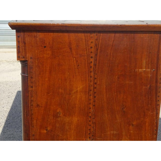 Antique Sideboard with Diamond-Shaped Wood Marquetry Top For Sale - Image 17 of 18