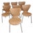 Mid-Century Stackable Dining Reception Chairs in the style of Fritz Hansen, Set of 7 For Sale