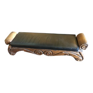 Mid 20th Century Modern Tiki Bench by Witco For Sale