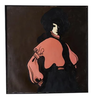 60s Mod Stylized Portrait of a Woman