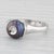 Gemstone Information: - Cultured Pearl - Size - 8.3 mm Cut - Round Bead Shape Color - Black Treatment - Dyeing - Natural...