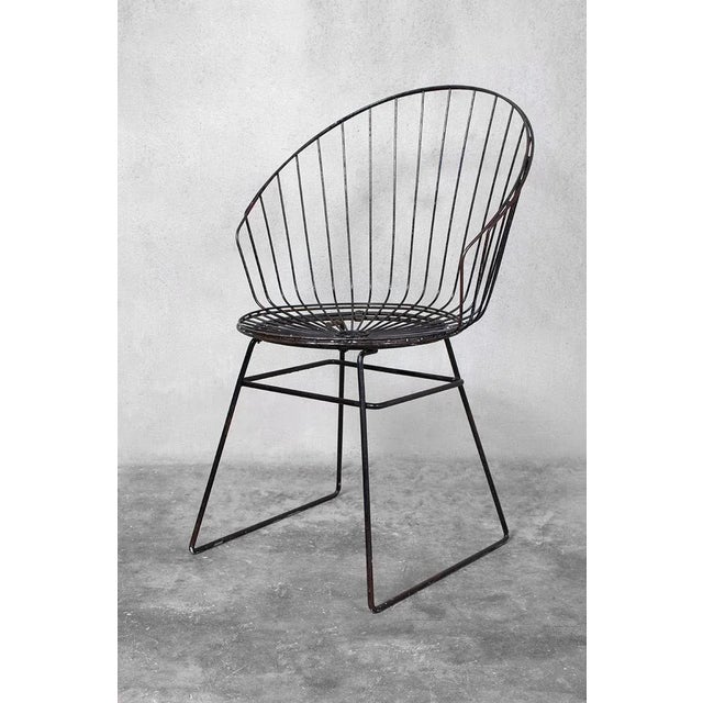 Pastoe Wire Chair by Cees Braakman for Pastoe, 1950s For Sale - Image 4 of 4