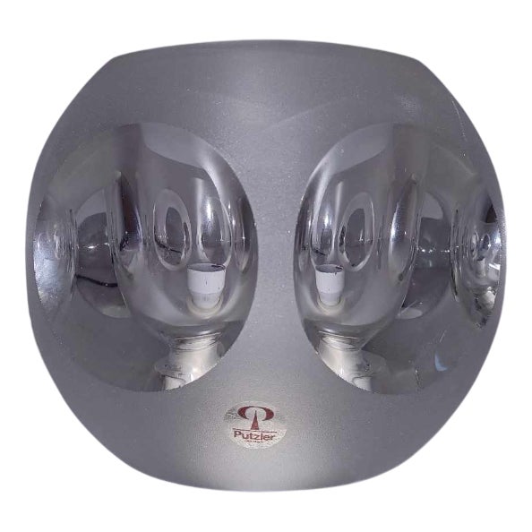 Glass Table Lamp from Peill & Putzler, 1970s For Sale