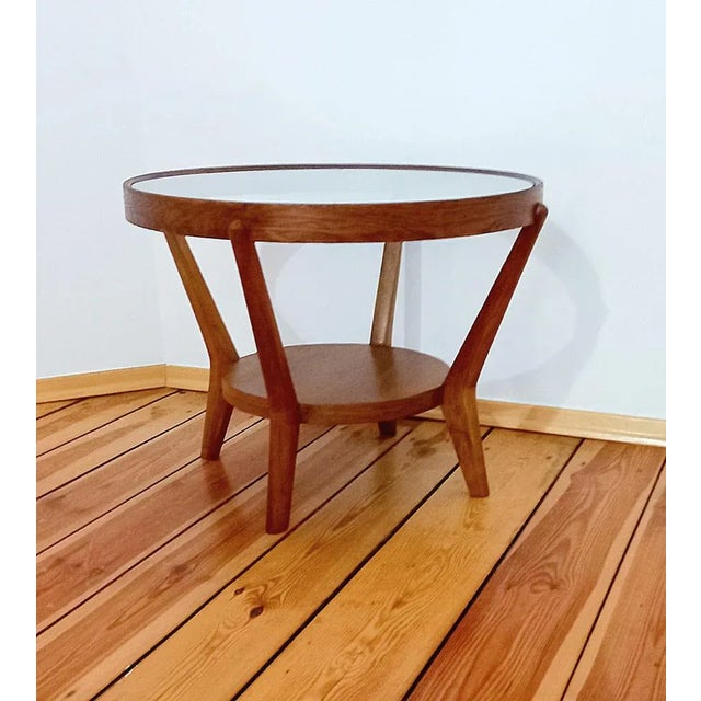Coffee Table attributed to K. Kozelka for Interier Praha, Czechoslovakia, 1930s For Sale - Image 6 of 9