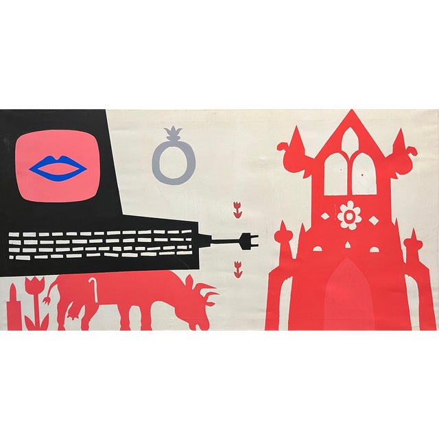 Alexandre Schaller, Cathedral, Acrylic on Canvas, 1996 For Sale