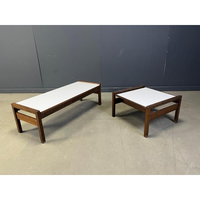 Belgian Coffee Tables in Wenge by Beaufort, 1960s, Set of 2 For Sale - Image 11 of 13