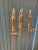 Mid-Century Modern Vintage Brass Fireplace Set, 4 Pieces For Sale - Image 3 of 7