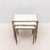 Modern Set of 3 Nesting Tables in White Shagreen and Mother of Pearl With Bronze Patina Brass by R&y Augousti For Sale - Image 3 of 11