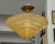 Murano Gold Rugiadoso Glass Semi Flush Mount Ceiling Light For Sale - Image 4 of 17