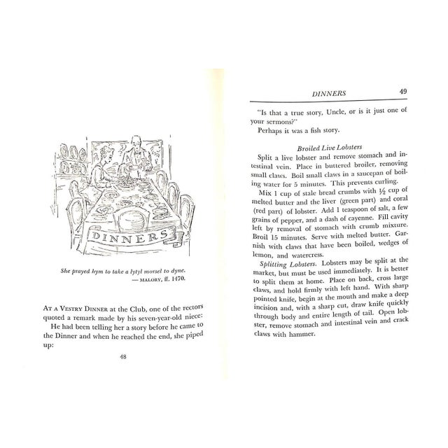 "An Odd Volume of Cookery" 1949 Morrisey, Louise Lane and Sweeney, Marion Lane For Sale - Image 10 of 11