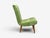 Swedish Modern, Scoop Lounge Chair, Green Fabric, Beech, Sweden, 1940s For Sale - Image 4 of 10