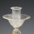 Mid 20th Century Archimede Seguso Glass Candle Stick With Dolphin Ca. 1960s For Sale - Image 5 of 9