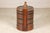 Vintage Chinese Rattan Wedding Basket with Carved Handle and Nested Containers For Sale - Image 18 of 18