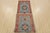 Kazak Runner 2’8” X 9’8” Blue Wool Tribal Hand-Knotted Oriental Rug For Sale - Image 13 of 14
