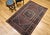 19th Century Persian Bidjar Rug, Hand-Knotted Wool, Geometric Herati Pattern, Burgundy & Blue, 5x7 For Sale - Image 9 of 18