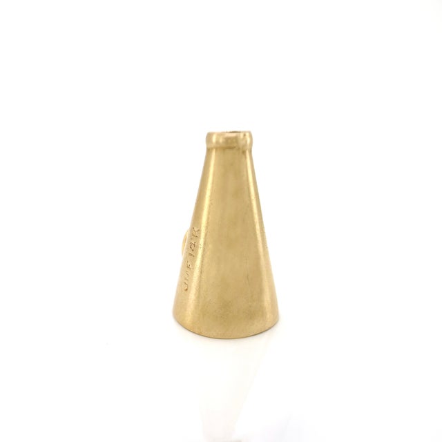Vintage 14k j.m. Fisher Company Cheerleader Megaphone For Sale - Image 4 of 12