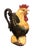 French Majolica Faience Rooster Pitcher Barbotine EB3, 1890s For Sale - Image 6 of 12