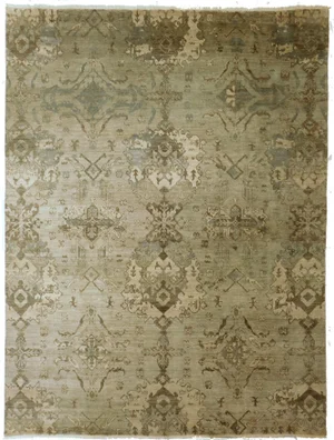 Bamboo Silk Oushak Rug - 8’10” x 11’8”