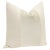 Contemporary 22" Alabaster Venetian Velvet Panel & Linen Pillow - a Pair For Sale - Image 3 of 5