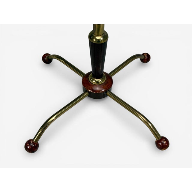 Josef Frank, Model 1842 Floor Lamp, Mahogany, Brass, Sweden, 1950s For Sale - Image 12 of 13