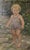 Heinrich Pforr, Summer Idyll Barefoot Child Garden Steinweg, 1946, Oil Painting on Canvas For Sale - Image 11 of 11