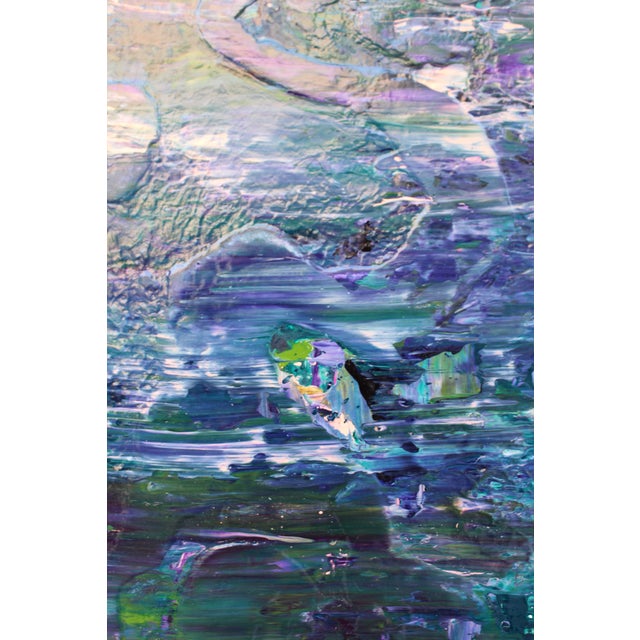 Lucid Dreaming Abstract Oil Painting by Lisa Finlayson For Sale - Image 11 of 12