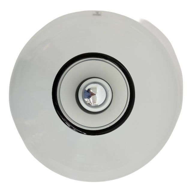 Mid-Century Murano Glass Flush Mount from Leucos, Italy, 1980s For Sale