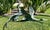 Art Deco 1920s Pair of Large Japanese Bronze Garden Duck Sculptures – Verdigris Patina, Life-Size Waterfowl Statues For Sale - Image 3 of 18