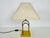 Mid Century Solid Brass and Fabric Shade Table Lamp, 1960s For Sale - Image 6 of 12