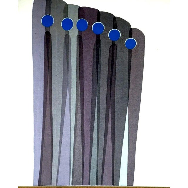 Portraiture Large 1970s Abstract Expressionist Painting by Lawless For Sale - Image 3 of 7