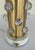 Revelation Modern Satin Brass and Crystal Bubble Glowing Table Lamp For Sale - Image 4 of 6