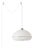 1960s Morelli Pendant Swag Kit Light - Modern Satin Nickel Steel, Lucite Shade, Dimmable For Sale