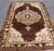Mid 20th Century Brown Background Floral Medallion Vintage Turkish Kars Rug in Ivory and Taupe For Sale - Image 13 of 14