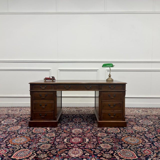 Classic and Elegant | Antique desks in English, Classic and Chesterfield style. This beautiful desk is the focal point for...