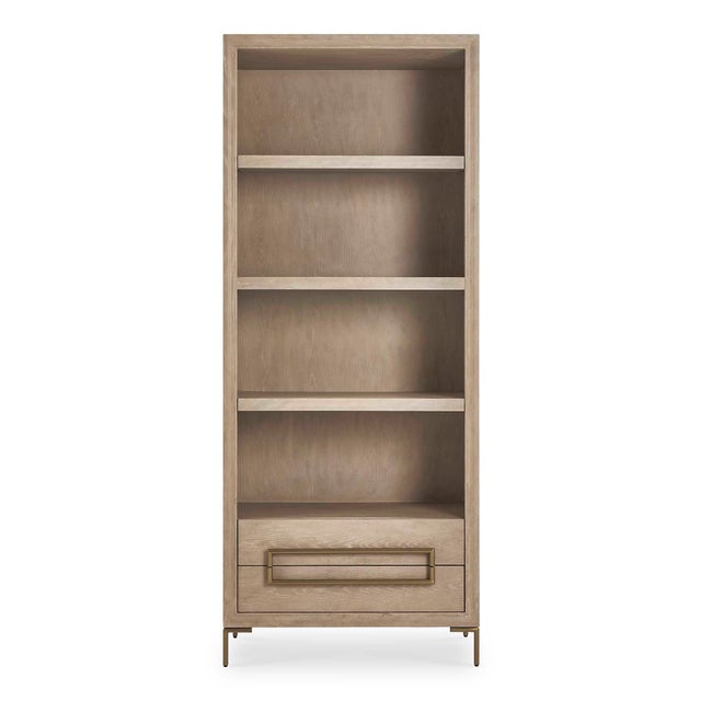 Alessia Light Oak Etagere For Sale - Image 10 of 10