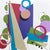 Box Spring Trampoline by Amy Hutcheson | Paper collage on wood cradle Abstract shapes and colors. For Sale