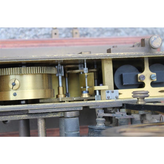 Italian Morse Telegraph in Brass, 1880s For Sale - Image 11 of 18