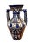 Ceramic 1930s French Hand-Painted Blue & White Terracotta Vase | Montpellier Pottery For Sale - Image 7 of 7