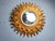 Vintage Gilded Resin Sunburst Mirror, 1960s For Sale - Image 10 of 10
