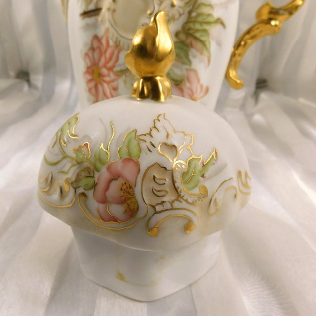 Cream Late 18th Century Signed Cream Color Leonard Vienna Austria Chocolate Pot For Sale - Image 8 of 17