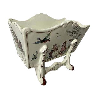 Antique Ceramic Vide Poche For Sale
