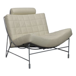 Vintage Volare Leather Lounge Chair by Jan Armgardt for Leolux, 1990s For Sale