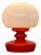 Opaline Glass Mushroom Table Lamp by Stepan Tabery, Former Czechoslovakia, 1970s For Sale