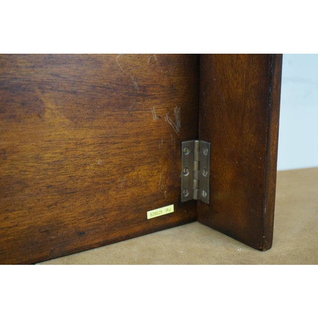 Theodore Alexander Walnut Faux Book Spine Hidden Shelf Cover For Sale - Image 6 of 12