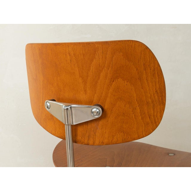 Brown SE 68 Chairs by Egon Eiermann for Wilde+Spieth, 1950s, Set of 4 For Sale - Image 8 of 12